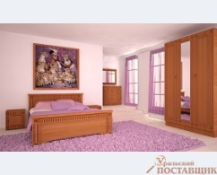 Спальный гарнитур Клеопатра кровать 1600 без решётки