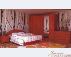Спальный гарнитур Ирина кровать 1400 без решётки
