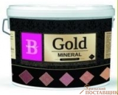 Декоративная штукатурка Байрамикс Минерал Голд (Gold Mineral) 25кг