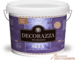 Декоративное покрытие с эффектом мокрого шелка Deсorazza Сета (Seta) аргенто (Argento) ST-001 5л