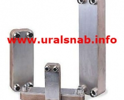 Паяный двухходовой теплообменник Danfoss XB 20-2-50/50