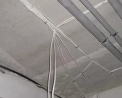 Прокладка кабеля в подвесном потолке