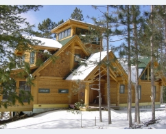 Строительство домов по Канадской технологии из Кировской сосны