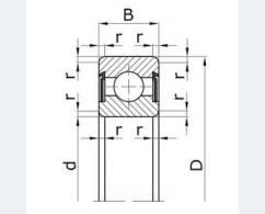 Подшипник 6-1180304 С17 ГПЗ