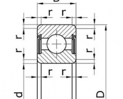Подшипник 180313 CRAFT 65х140х33