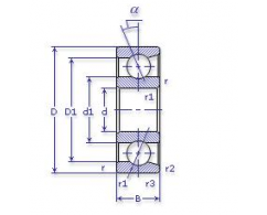 Подшипник 6-36205е ГПЗ 25х52х15