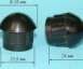 Заглушка внутренняя на круглую трубу D25х1,2 мм сферическая