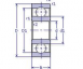 Подшипник 6-107 6007.P6Q6 VBF